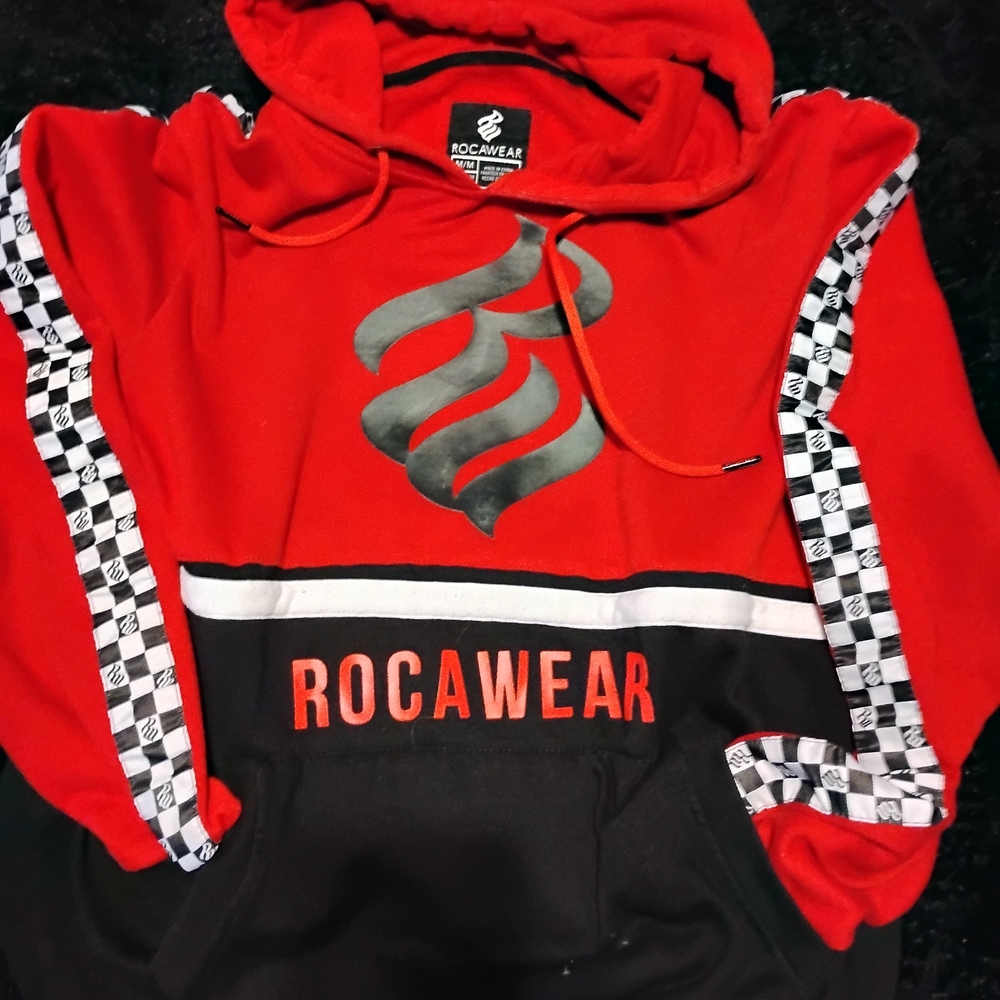 Rocawear Red and Black Hoodie